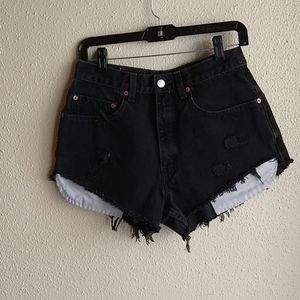 Vintage high waist levi cutoffs